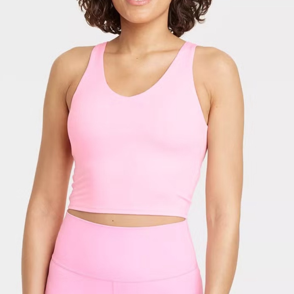All in Motion v neck sports bra